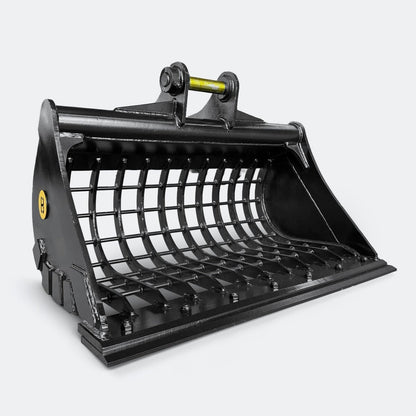 Excavator Bucket: Skeleton Bucket with cutting edge, 5 ton – 6 ton Excavator - 42" - Yanmar 50–60 pins - Bully Dog Equipment