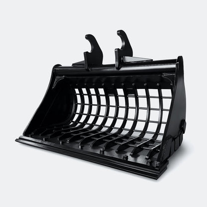 Excavator Bucket: Skeleton Bucket with cutting edge, 5 ton – 6 ton Excavator - 42" - John Deere 50–60 wedge (WBM 50) - Bully Dog Equipment