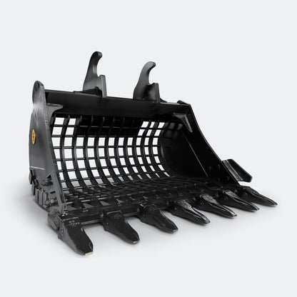 Excavator Bucket: Skeleton Digging Bucket, 20 ton – 25 ton Excavator - 66" - WBM 200 wedge coupler - Bully Dog Equipment
