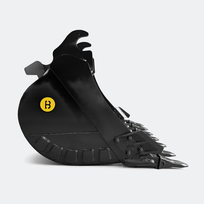 Excavator Bucket: Skeleton Digging Bucket, 20 ton – 25 ton Excavator - 66" - WBM 200 wedge coupler - Bully Dog Equipment