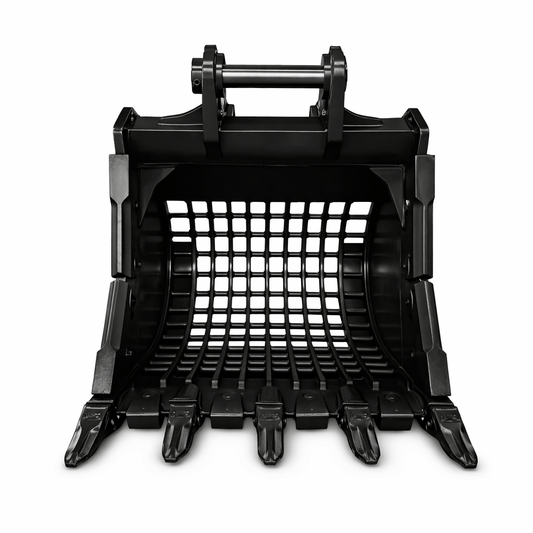 Excavator Bucket: Skeleton Digging Bucket Extreme duty WBM 300 Wedge Coupler, 30 ton – 40 ton Excavator - WBM 300 wedge coupler - Bully Dog Equipment