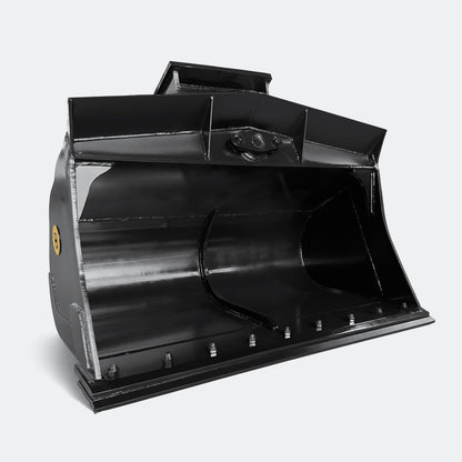 Excavator Bucket: Tilt / Wrist Bucket, 12 ton – 17 ton Excavator - 54" - WBM 150 wedge coupler - Bully Dog Equipment