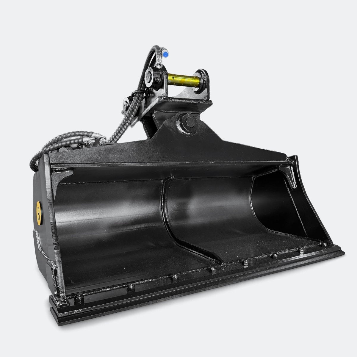 Excavator Bucket: Tilt / Wrist Bucket, 5 ton – 6 ton Excavator - 48" - Yanmar 50–60 pins - Bully Dog Equipment