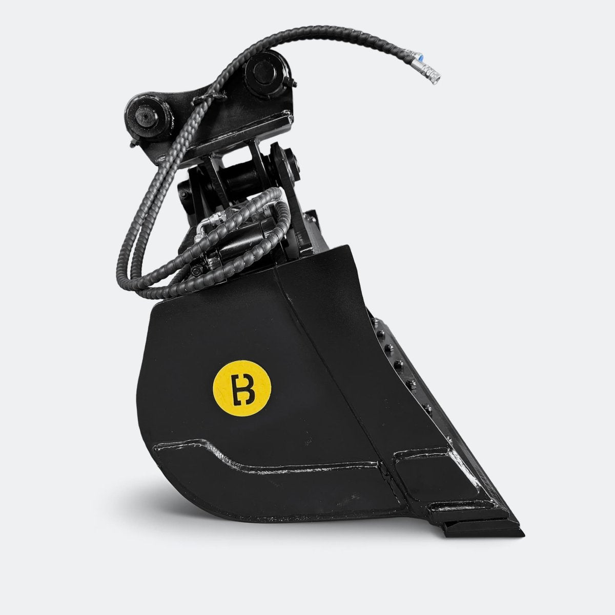 Excavator Bucket: Tilt / Wrist Bucket, 5 ton – 6 ton Excavator - 48" - Yanmar 50–60 pins - Bully Dog Equipment