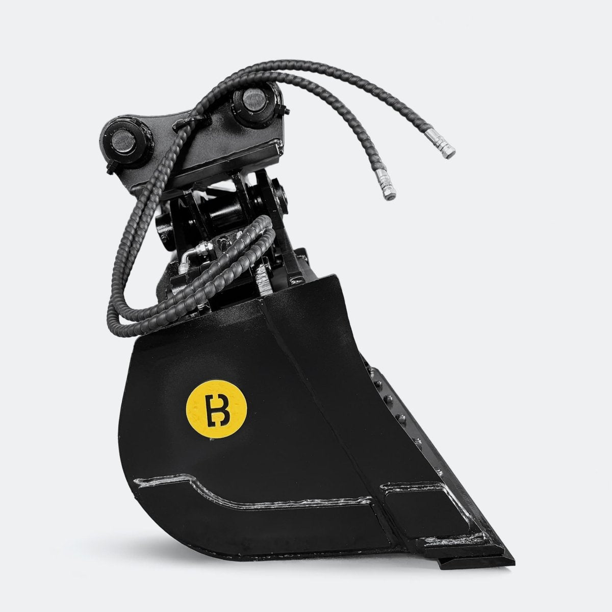 Excavator Bucket: Tilt / Wrist Bucket, 5 ton – 6 ton Excavator - 42" - Yanmar 50–60 pins - Bully Dog Equipment