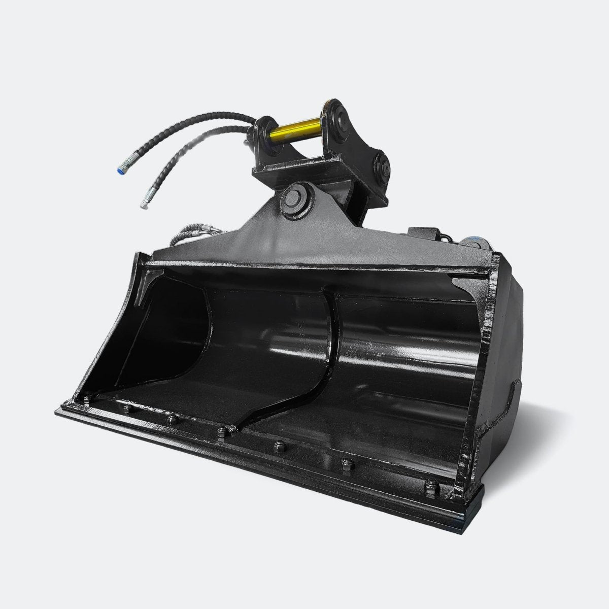 Excavator Bucket: Tilt / Wrist Bucket, 5 ton – 6 ton Excavator - 42" - Yanmar 50–60 pins - Bully Dog Equipment