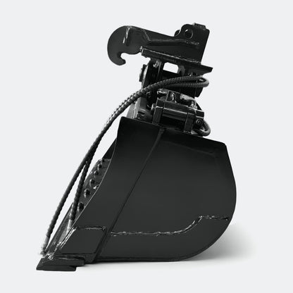 Excavator Bucket: Tilt / Wrist Bucket, 5 ton – 6 ton Excavator - 48" - Bobcat X - Change - Bully Dog Equipment