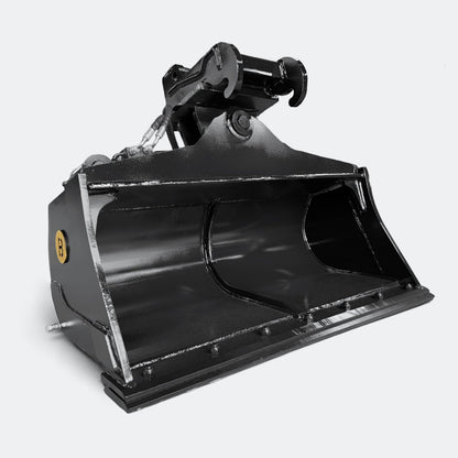 Excavator Bucket: Tilt / Wrist Bucket, 5 ton – 6 ton Excavator - 42" - Bobcat X - Change - Bully Dog Equipment