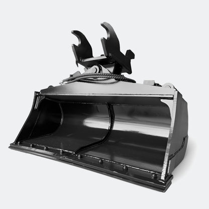 Excavator Bucket: Tilt / Wrist Bucket, 5 ton – 6 ton Excavator - 48" - John Deere 50–60 wedge (WBM 50) - Bully Dog Equipment