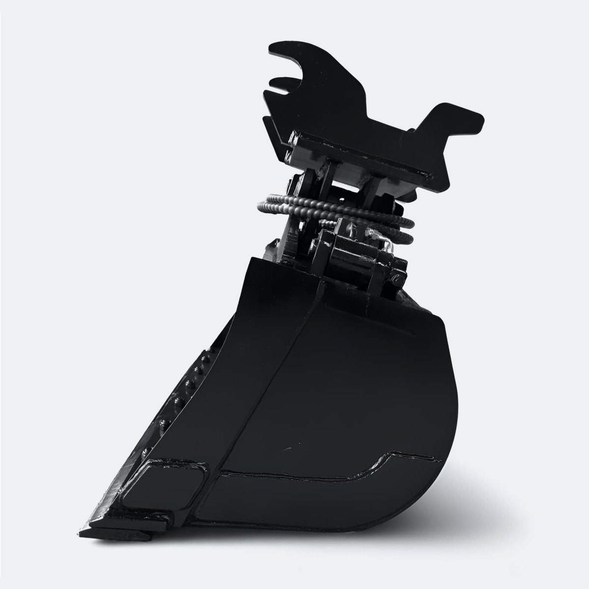 Excavator Bucket: Tilt / Wrist Bucket, 5 ton – 6 ton Excavator - 48" - John Deere 50–60 wedge (WBM 50) - Bully Dog Equipment