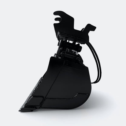 Excavator Bucket: Tilt / Wrist Bucket, 5 ton – 6 ton Excavator - 42" - John Deere 50–60 wedge (WBM 50) - Bully Dog Equipment