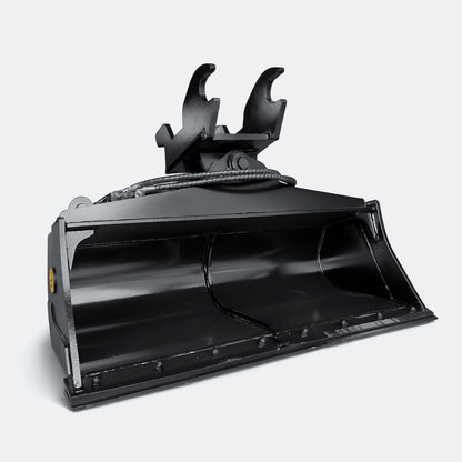 Excavator Bucket: Tilt / Wrist Bucket, 5 ton – 6 ton Excavator - 48" - John Deere 50–60 wedge (WBM 50) - Bully Dog Equipment