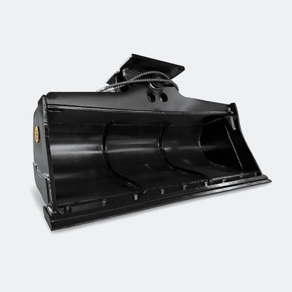 Excavator Bucket: Tilt / Wrist Bucket, 6 ton – 10 ton Excavator - 54" - John Deere 70–100 wedge (WBM 80) - Bully Dog Equipment