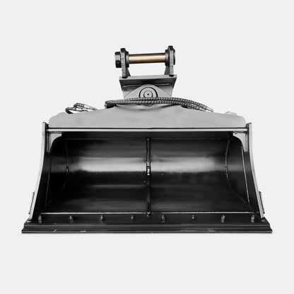 Excavator Bucket: Tilt / Wrist Bucket, 6 ton – 10 ton Excavator - 48" - John Deere 70–100 wedge (WBM 80) - Bully Dog Equipment