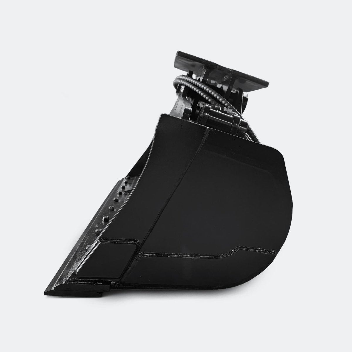 Excavator Bucket: Tilt / Wrist Bucket, 6 ton – 10 ton Excavator - 60" - John Deere 70–100 wedge (WBM 80) - Bully Dog Equipment