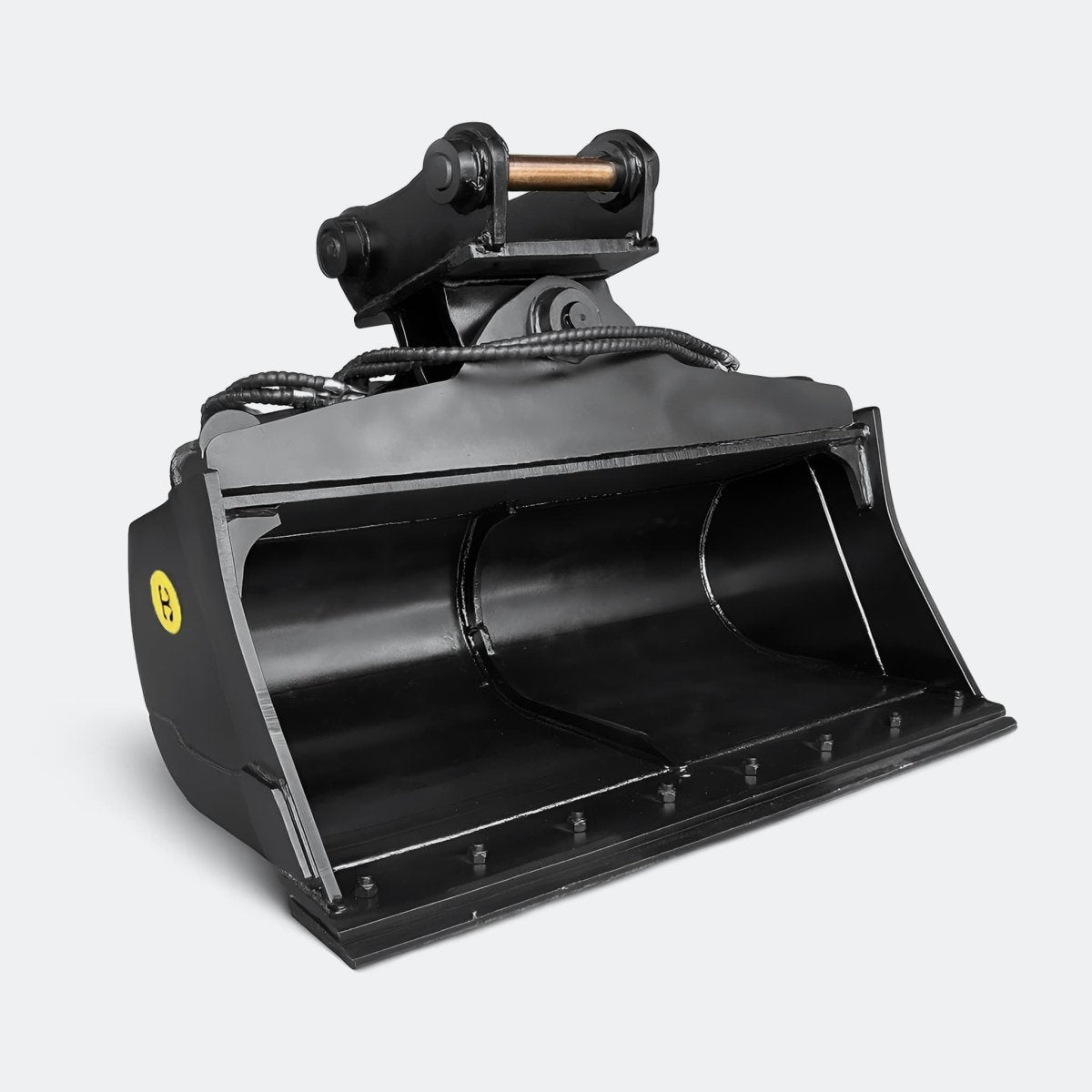 Excavator Bucket: Tilt / Wrist Bucket, 6 ton – 10 ton Excavator - 48" - John Deere 70–100 wedge (WBM 80) - Bully Dog Equipment