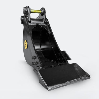 Excavator Bucket: Trenching Bucket, 1.5 ton – 2.5 ton Excavator - 10" - Bobcat E20 pins - Bully Dog Equipment