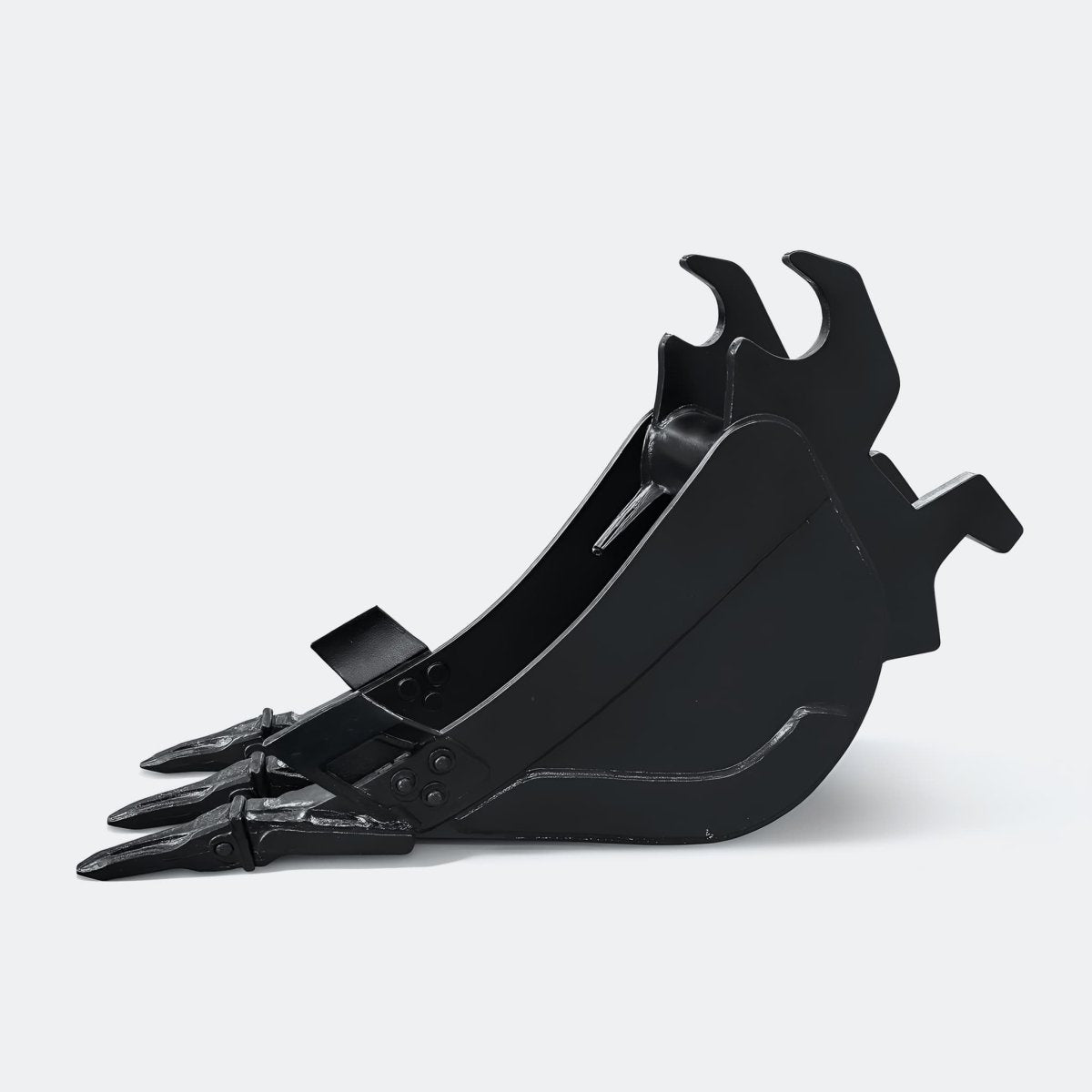 Excavator Bucket: Trenching Bucket, 2.5 ton – 4 ton Excavator - 12" - With teeth - Bully Dog Equipment