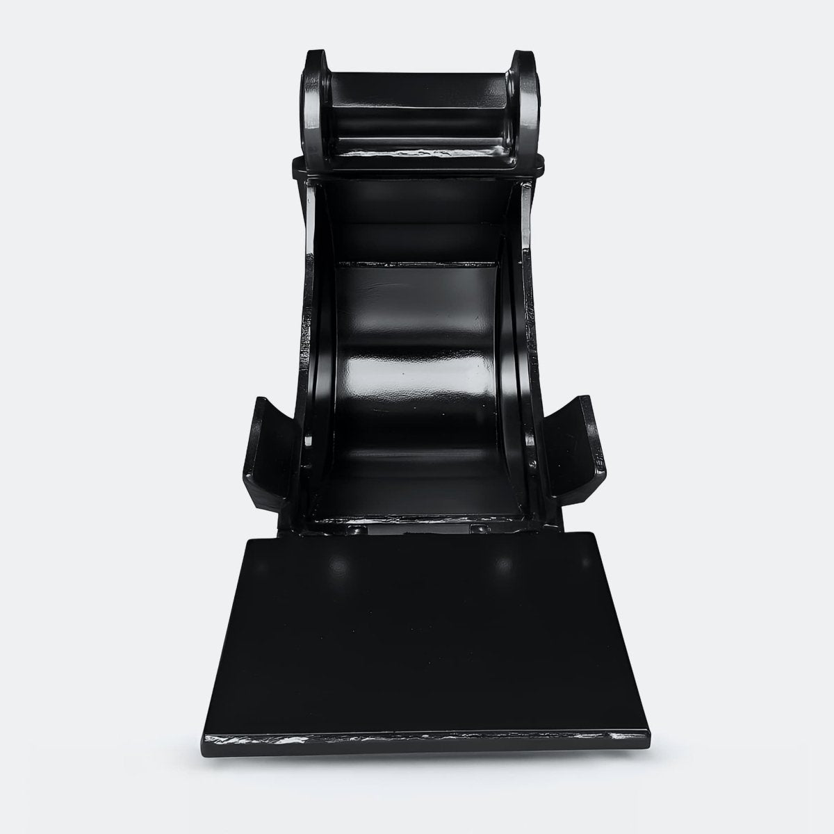 Excavator Bucket: Trenching Bucket, 2.5 ton – 4 ton Excavator - 12" - With bolt on removable cutting edge covering teeth - Bully Dog Equipment