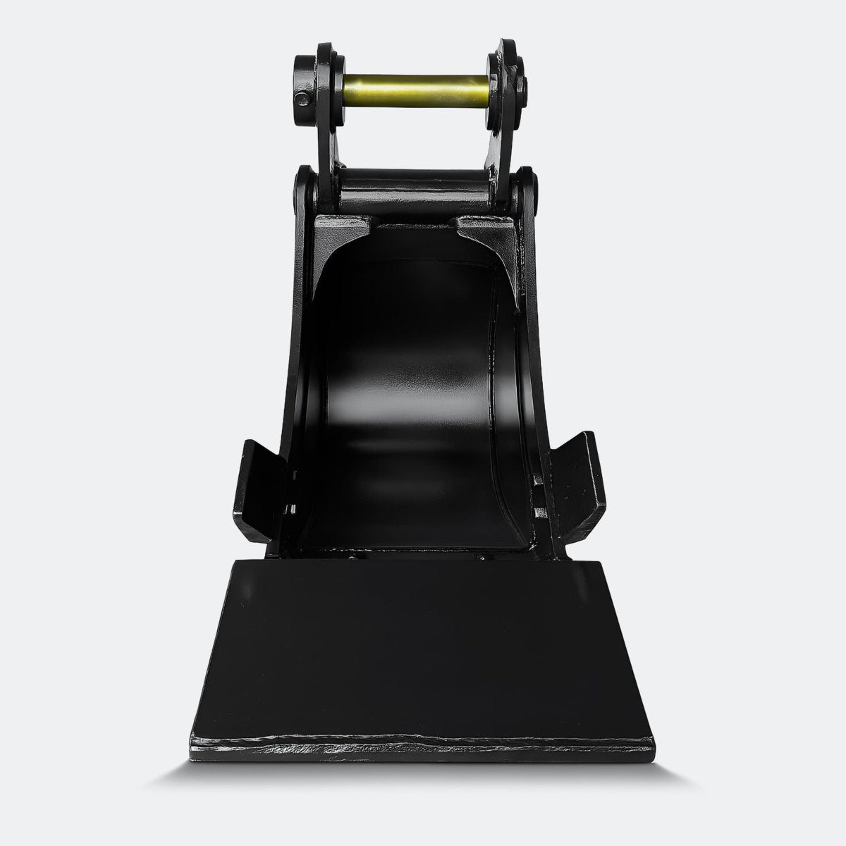 Excavator Bucket: Trenching Bucket, 2.5 ton – 4 ton Excavator - 12" - With bolt on removable cutting edge covering teeth - Bully Dog Equipment