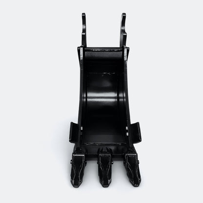 Excavator Bucket: Trenching Bucket, 2.5 ton – 4 ton Excavator - 12" - With teeth - Bully Dog Equipment