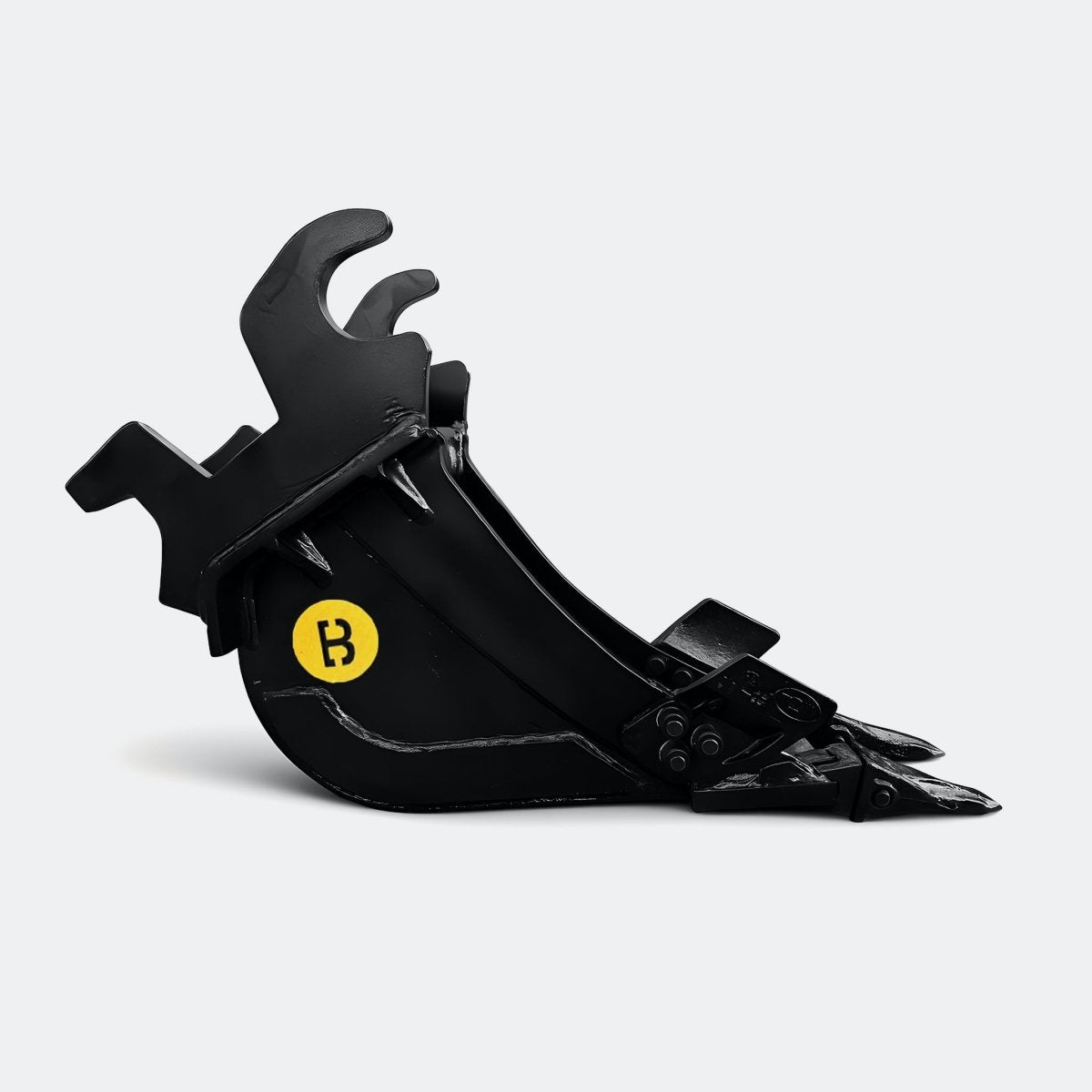 Excavator Bucket: Trenching Bucket, 2.5 ton – 4 ton Excavator - 8" - With teeth - Bully Dog Equipment