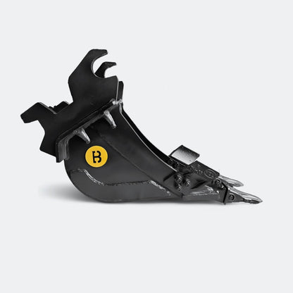Excavator Bucket: Trenching Bucket, 2.5 ton – 4 ton Excavator - 8" - With teeth - Bully Dog Equipment