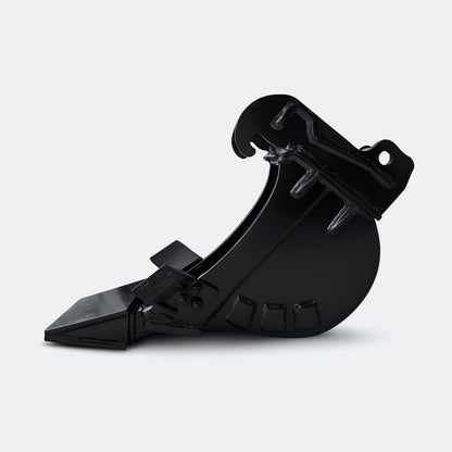 Excavator Bucket: Trenching Bucket, 2.5 ton – 4 ton Excavator - 8" - With bolt on removable cutting edge covering teeth - Bully Dog Equipment