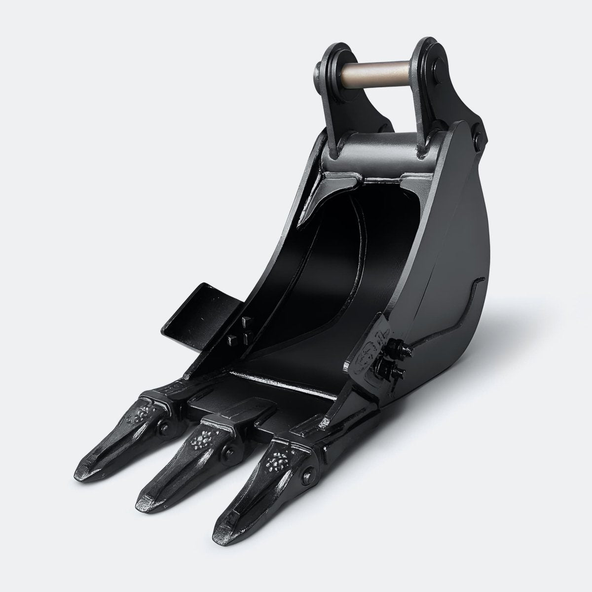 Excavator Bucket: Trenching Bucket, 2.5 ton – 4 ton Excavator - 12" - With teeth - Bully Dog Equipment