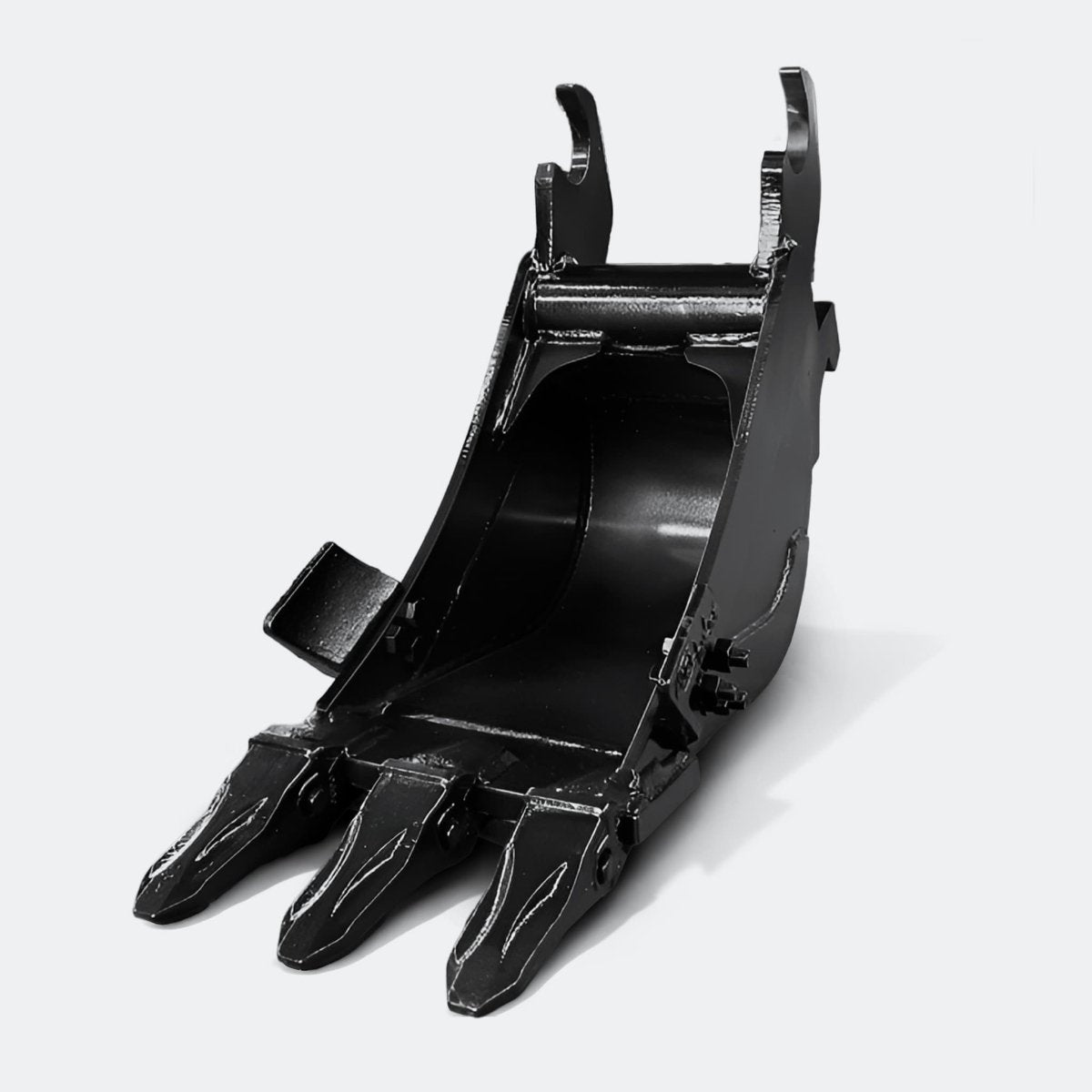 Excavator Bucket: Trenching Bucket, 2.5 ton – 4 ton Excavator - 12" - With teeth - Bully Dog Equipment