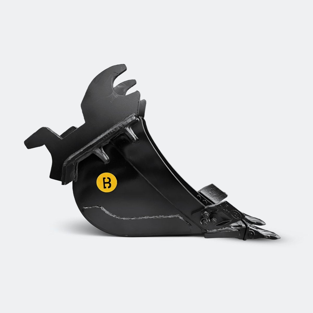 Excavator Bucket: Trenching Bucket, 5 ton – 6 ton Excavator - 8" - John Deere 50–60 wedge (WBM 50) - Bully Dog Equipment