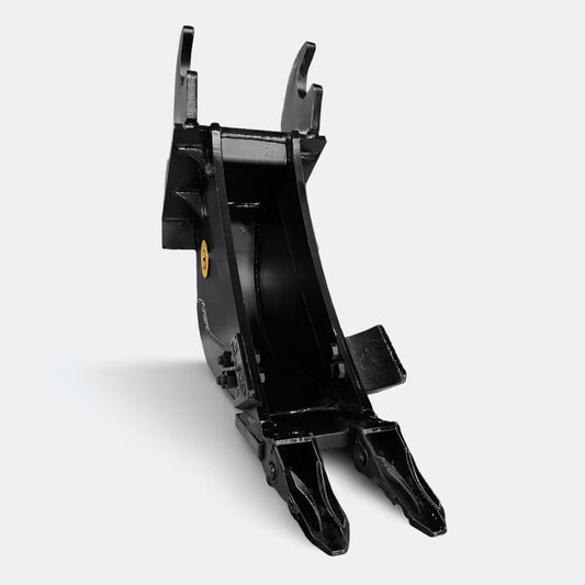Excavator Bucket: Trenching Bucket, 5 ton – 6 ton Excavator - 8" - John Deere 50–60 wedge (WBM 50) - Bully Dog Equipment