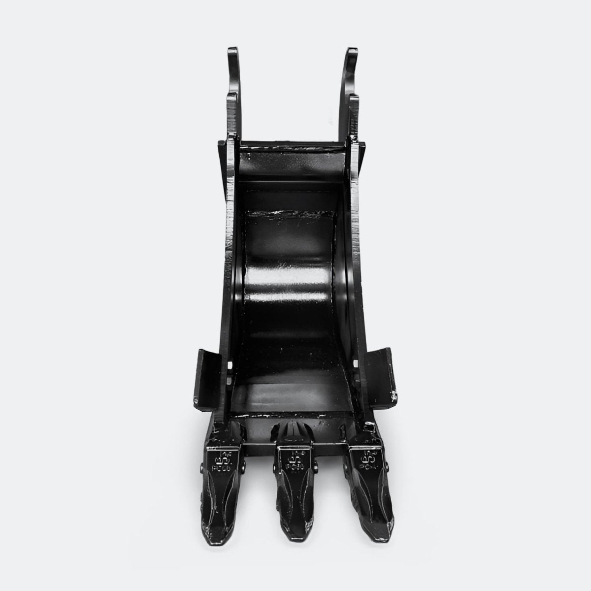 Excavator Bucket: Trenching Bucket, 5 ton – 6 ton Excavator - 12" - John Deere 50–60 wedge (WBM 50) - Bully Dog Equipment