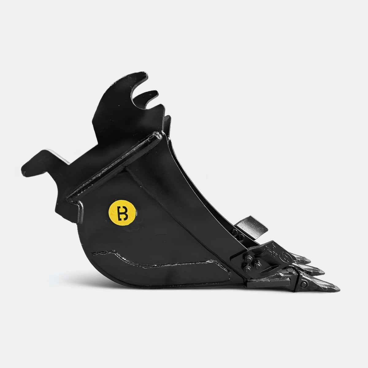 Excavator Bucket: Trenching Bucket, 5 ton – 6 ton Excavator - 12" - John Deere 50–60 wedge (WBM 50) - Bully Dog Equipment