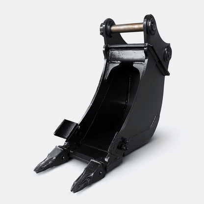 Excavator Bucket: Trenching Bucket, 7 ton – 10 ton Excavator - 12" - Yanmar 70–100 pins - Bully Dog Equipment
