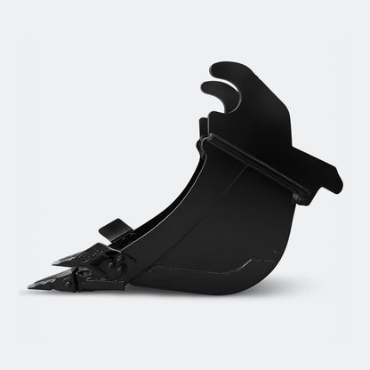 Excavator Bucket: Trenching Bucket, 7 ton – 10 ton Excavator - 12" - Kubota KX080 wedge - Bully Dog Equipment