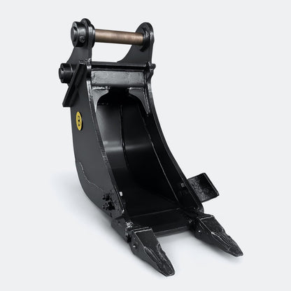 Excavator Bucket: Trenching Bucket, 7 ton – 10 ton Excavator - 12" - Yanmar 70–100 pins - Bully Dog Equipment