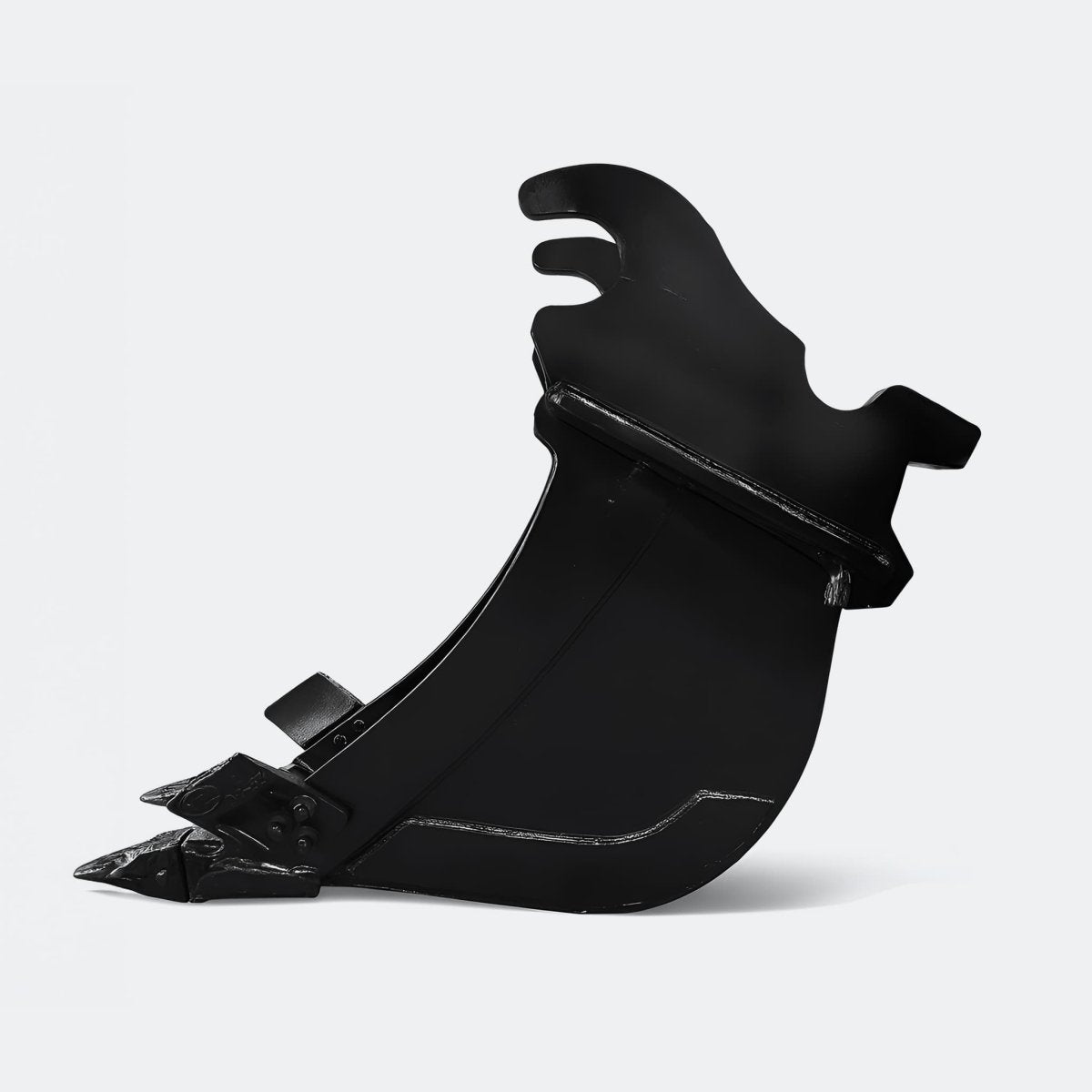 Excavator Bucket: Trenching Bucket, 7 ton – 10 ton Excavator - 12" - John Deere 70–100 wedge (WBM 80) - Bully Dog Equipment