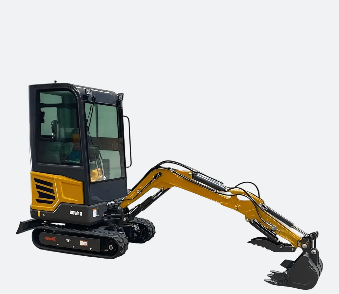 Huayee 18C Enclosed Cab Mini Excavator | Kubota Diesel | Vancouver - | Bully Dog Equipment