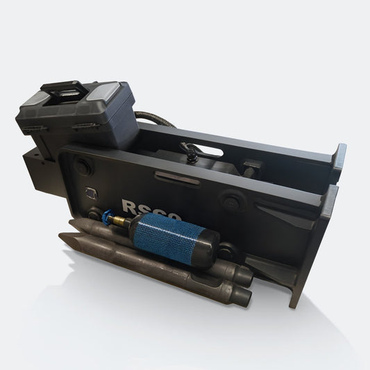 Rock Hammer, 2.5 ton – 4 ton Excavator - John Deere 26–40 wedge (WBM 35) - Bully Dog Equipment