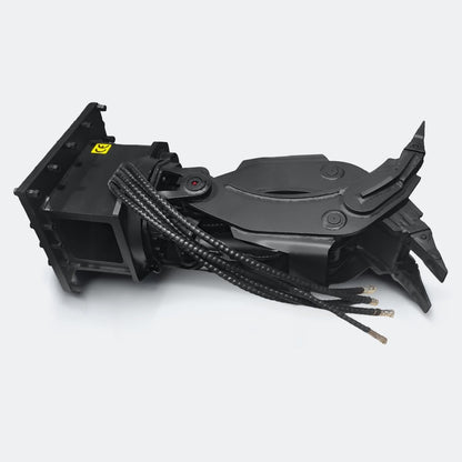 Rotating Hydraulic Log Grapple, 5 ton – 8 ton Excavator - 5 - 6 ton - John Deere 50–60 wedge (WBM 50) - Bully Dog Equipment