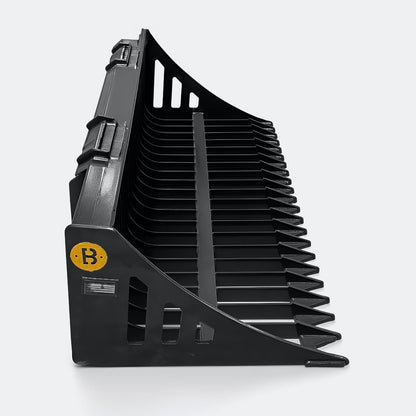Skid Steer Skeleton Rock Bucket - 66" - Bully Dog Equipment